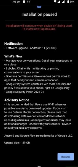 N­o­k­i­a­ ­8­.­3­ ­5­G­,­ ­A­n­d­r­o­i­d­ ­1­1­ ­g­ü­n­c­e­l­l­e­m­e­s­i­ ­a­l­ı­y­o­r­
